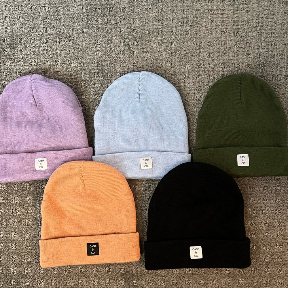 5 Adult Cash & Co Beanies